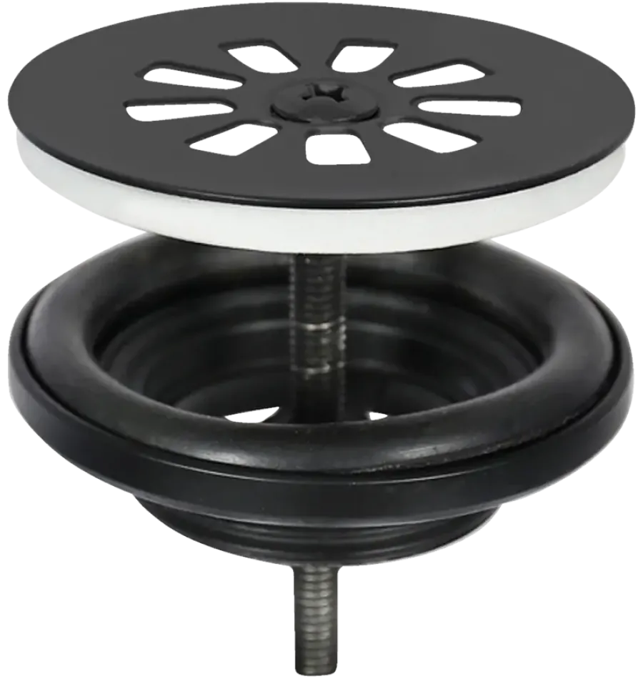 Differnz fonteinafvoerplug mat zwart Best
