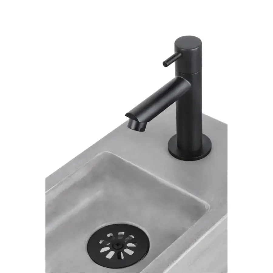 Differnz fonteinafvoerplug mat zwart Best
