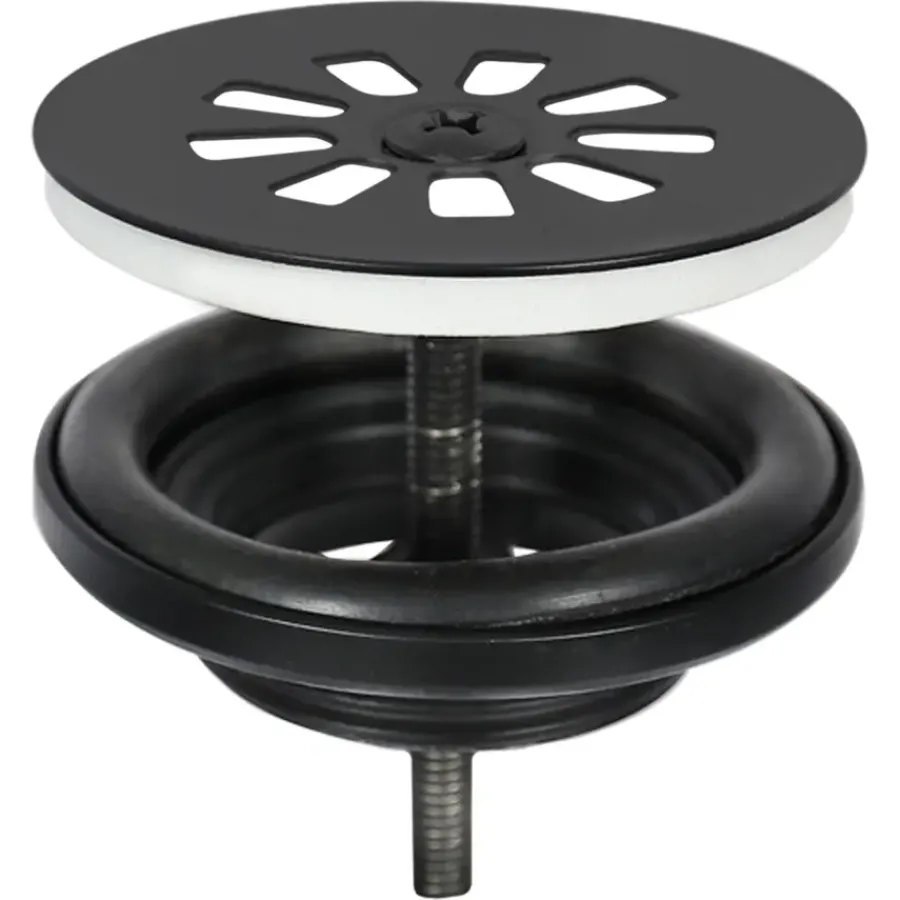 Differnz fonteinafvoerplug mat zwart Best