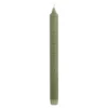 Dinerkaars stearine d.groen 6 stuks - h24xd2,2cm