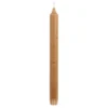 Dinerkaars stearine donker bruin 6 stuks - h24xd2,2cm