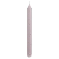 Dinerkaars stearine lila 6 stuks - h24xd2,2cm