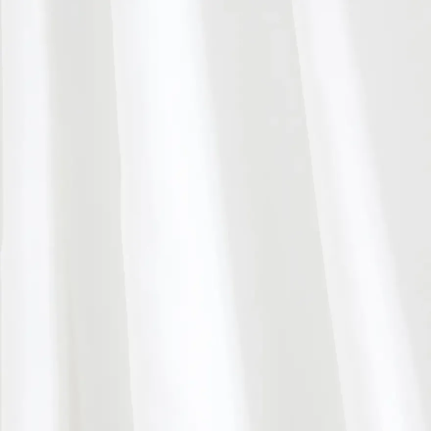 Douchegordijn Differnz polyester wit 180x200cm