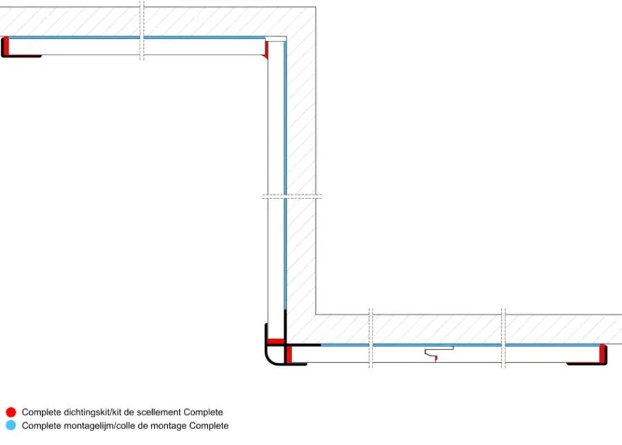 Geen Douchepaneel Caliza 242x60 cm Online