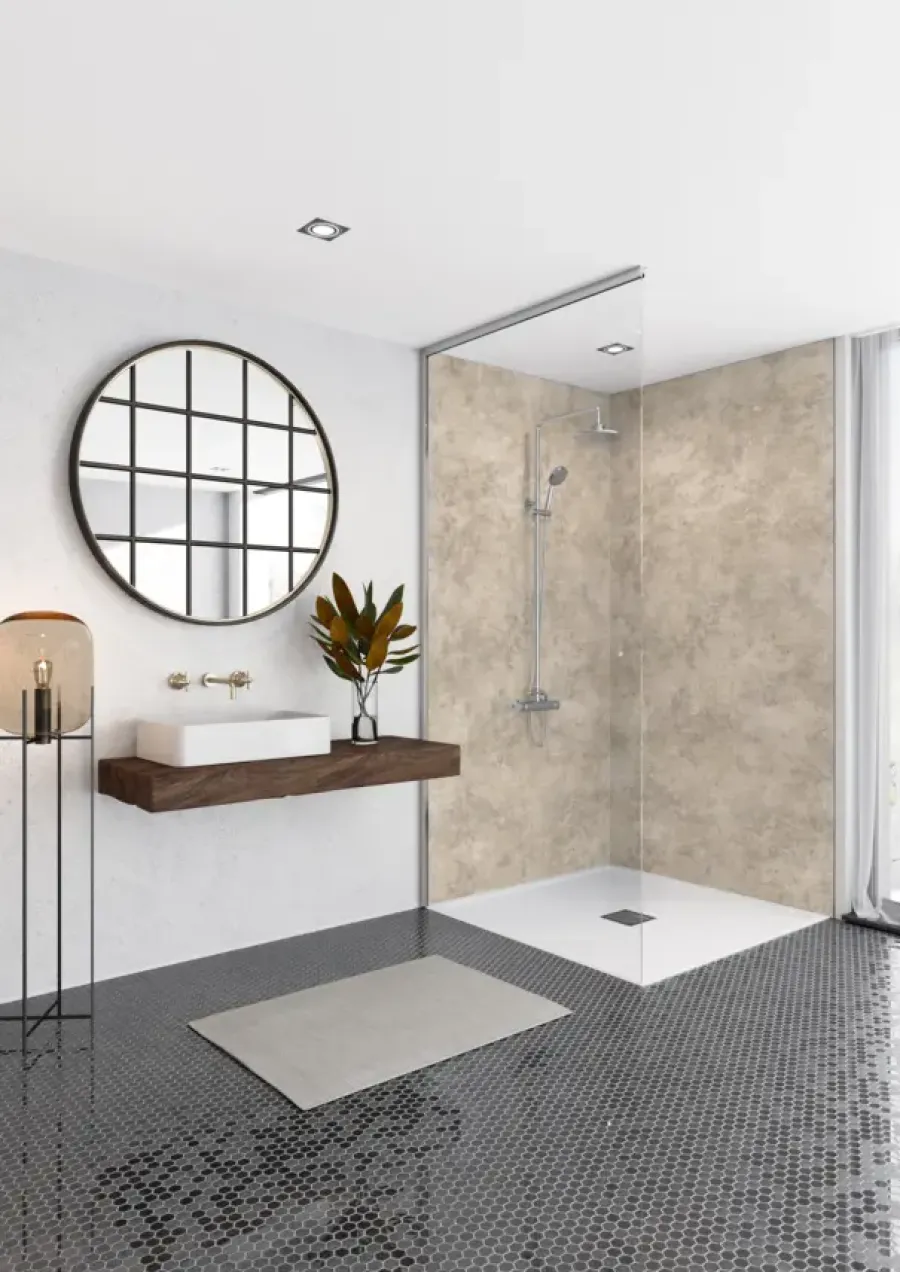 Geen Douchepaneel Treviso 242x60 cm Hot