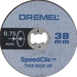 Dremel multitool accessoire - EZ speedclic dunne snijschijf SC409 - 5-stuks - 38 mm Discount