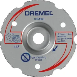 Dremel multitool accessoire - carbide doorslijpschijf DSM20/S600 multifunctioneel New
