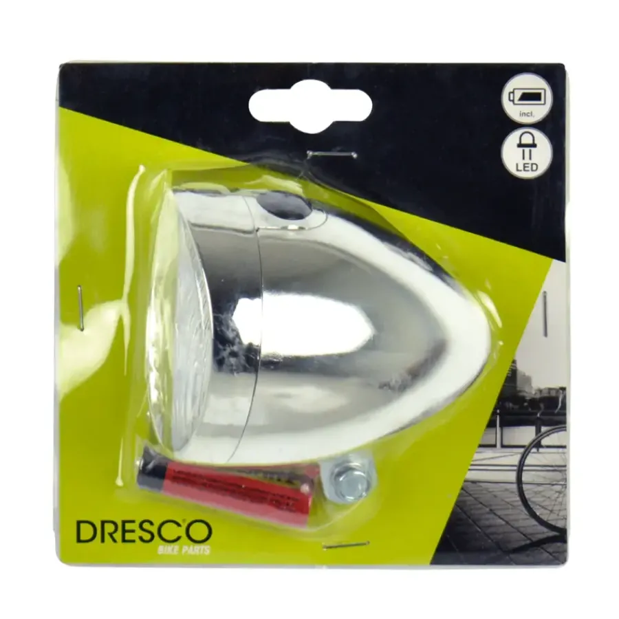 Dresco Classic koplamp 3LED chroom Best