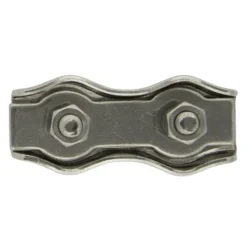 Dubbele staaldraadklem 6mm