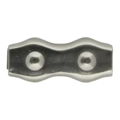 Dubbele staaldraadklem 8mm