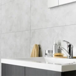 Dumaplast Dumawall+ wandtegel kunststof Cloudy white 1,95m² 37,5x65cm 8 stuks Sale