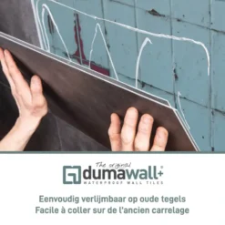 Dumaplast Dumawall+ wandtegel kunststof Tavira glans 1,95m² 37,5x65cm 8 stuks