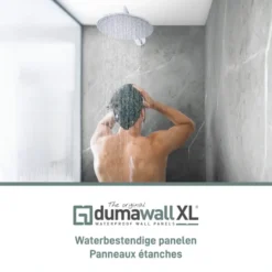Dumaplast Dumawall XL kunststof wandbekleding Tavira glans 4,68m² 90x260cm - 2 stuks New