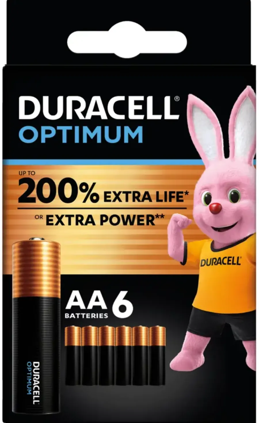 Duracell Batterij AA Alkaline Optimum 6 stuks Hot