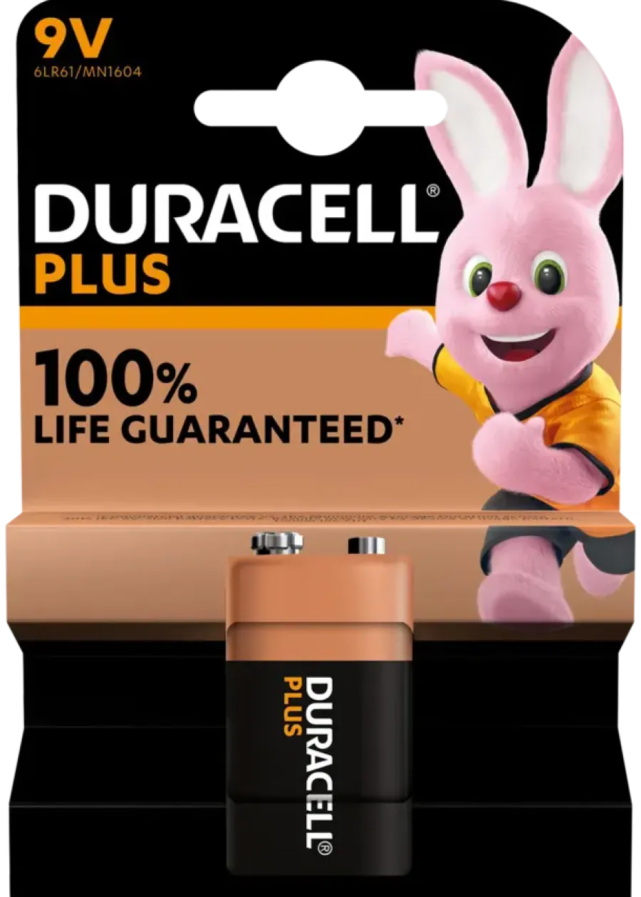Duracell Batterij 9V Alkaline AA Plus Best