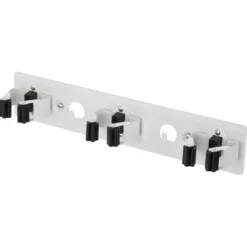 Duraline bezemhouder zwart 36x7x6 cm