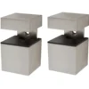 Duraline clip cube geborsteld nikkel Hot