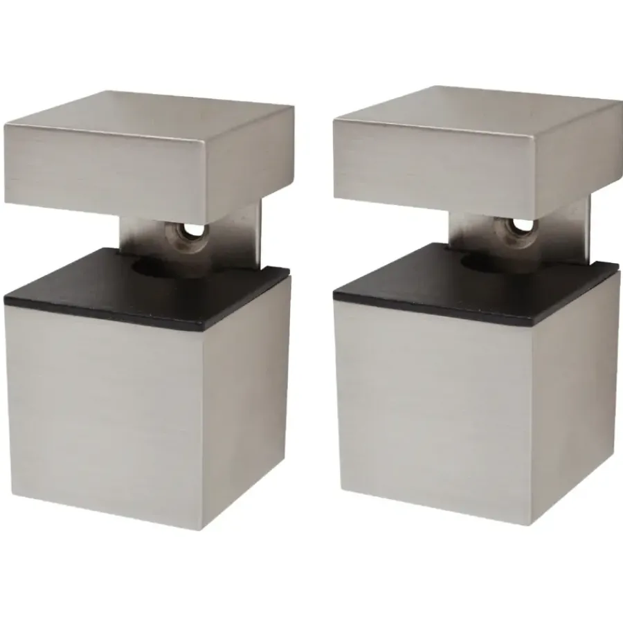 Duraline clip cube geborsteld nikkel Hot