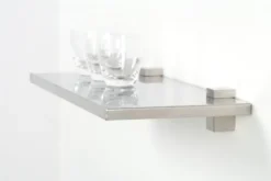 Duraline clip cube geborsteld nikkel Hot