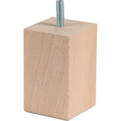 Duraline meubelpoot naturel beuken 5x5x8 cm