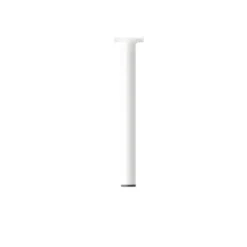 Duraline meubelpoot rond wit Ø3x30 cm