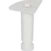 Duraline meubelpoot rond wit Ø3,5x12x18 cm