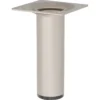 Duraline meubelpoot rond zand / beige staal Ø3x10 cm