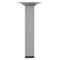 Duraline meubelpoot vierkant zilvergrijs 25x25 mm 15 cm