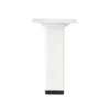 Duraline meubelpoot vierkant wit 2,5x2,5x10 cm