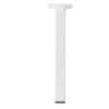 Duraline meubelpoot vierkant wit 2,5x2,5x25 cm