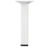 Duraline meubelpoot vierkant wit 2,5x2,5x15 cm