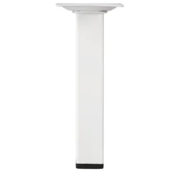 Duraline meubelpoot vierkant wit 2,5x2,5x15 cm
