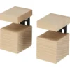 Duraline plankdrager clip beuken 6,3x4x4 cm Best