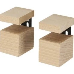 Duraline plankdrager clip beuken 6,3x4x4 cm Best