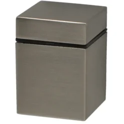 Duraline plankdrager clip cube mini geborsteld nikkel