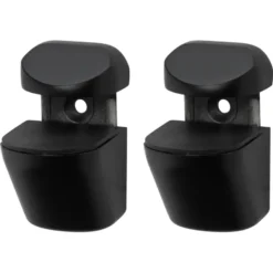 Duraline plankdrager clip mat zwart 2 stuks Hot