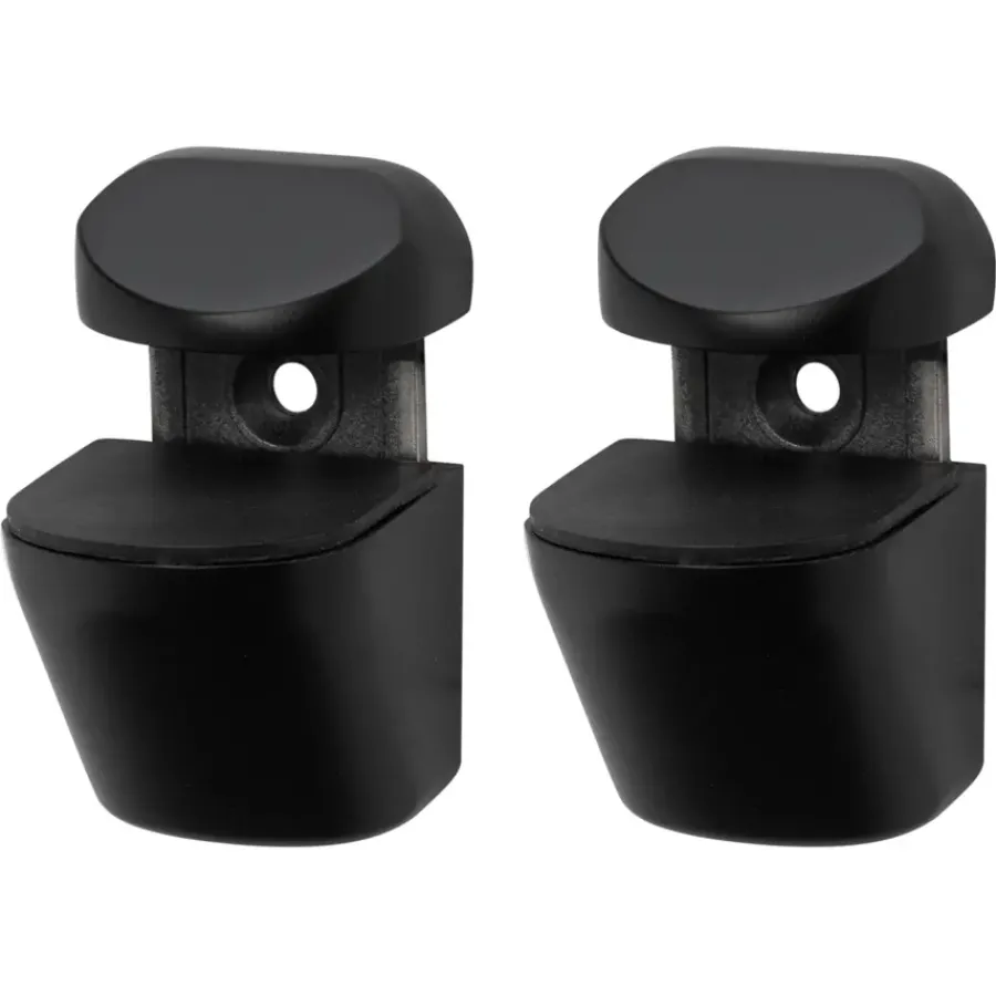 Duraline plankdrager clip mat zwart 2 stuks Hot