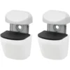 Duraline plankdrager clip mat wit 2 stuks Hot
