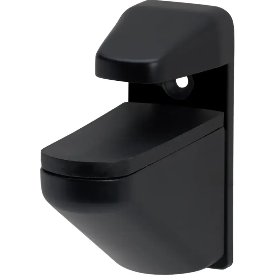 Duraline plankdrager clip Maxi mat zwart 4x8,7x9,6 cm Hot