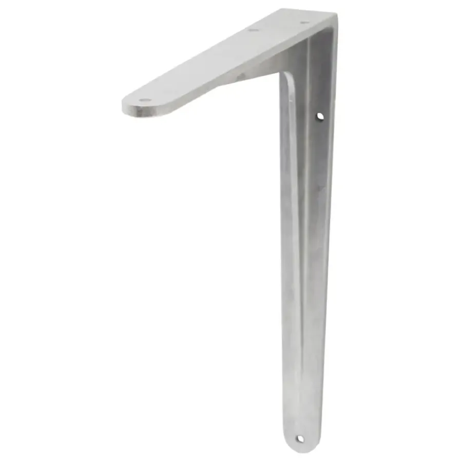 Geen Duraline plankdrager model 13 aluminium 17,5x20 cm New