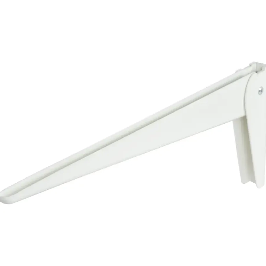 Geen Duraline plankdrager opvouwbaar wit metaal 40 x 40 cm Clearance