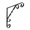 Geen Duraline plankdrager ornament zwart 25x25 cm New