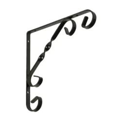Geen Duraline plankdrager ornament zwart 25x25 cm New
