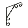 Geen Duraline plankdrager ornament zwart 20x20 cm New