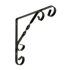 Geen Duraline plankdrager ornament zwart 20x20 cm New