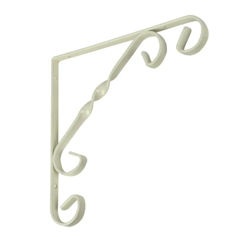 Geen Duraline plankdrager ornament wit 15x15 cm Clearance