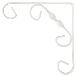 Geen Duraline plankdrager ornament wit 15x15 cm Clearance