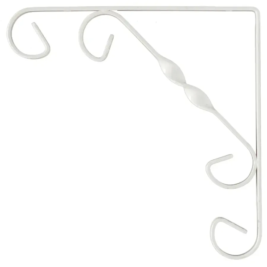 Geen Duraline plankdrager ornament wit 20x20 cm Outlet