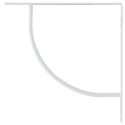 Duraline plankdrager swing alpine wit 24x24 cm Best