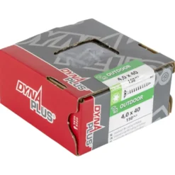 Dynaplus Schroef universeel platkop AR-coating TX-20 4.0x40 150 stuks